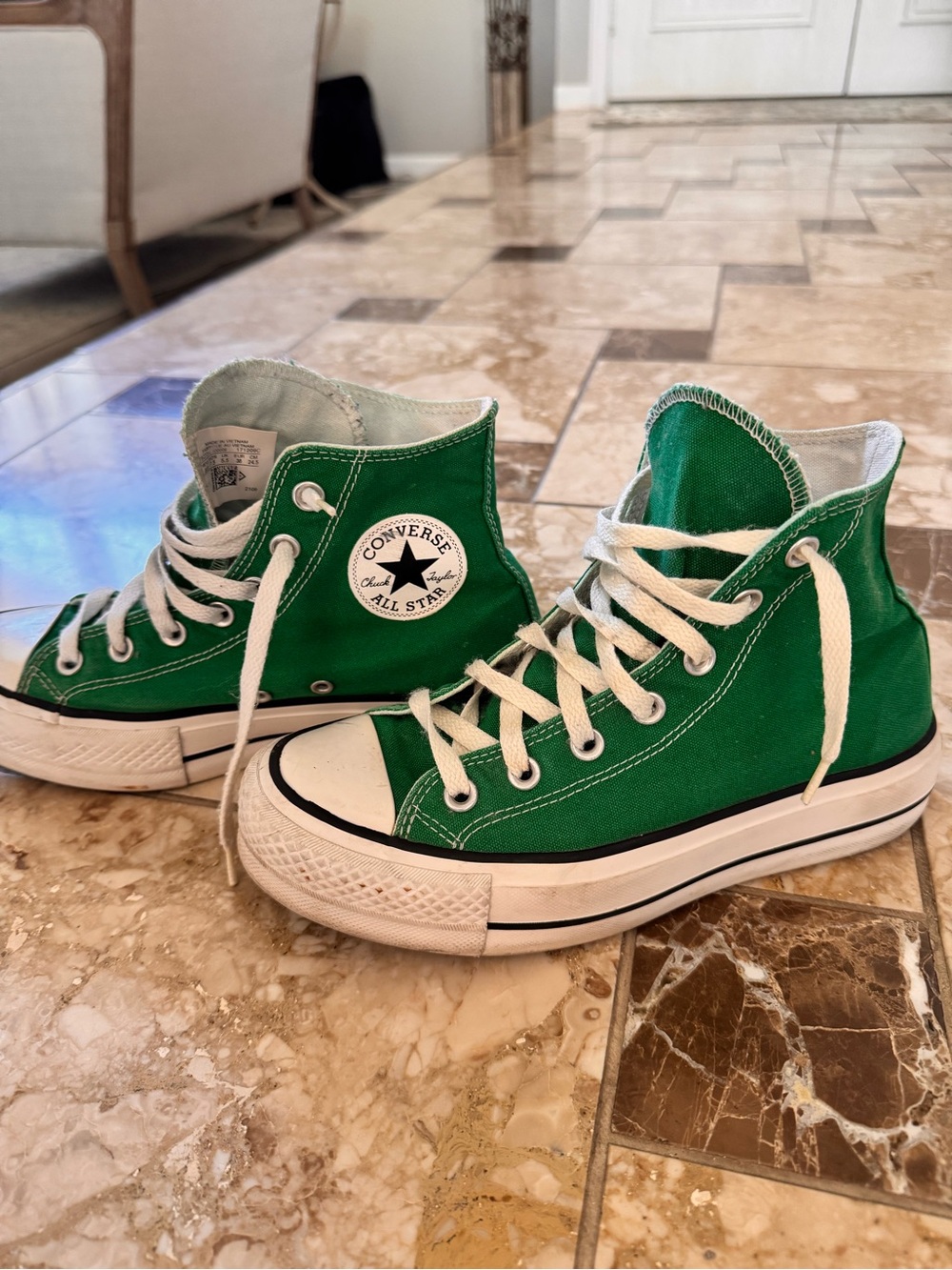 Converse Green High Top Chuck Taylor Sneakers women’s/mens